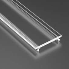 Capac dispersor transparent, pentru profil aluminiu 05-30-570, lungime 1m